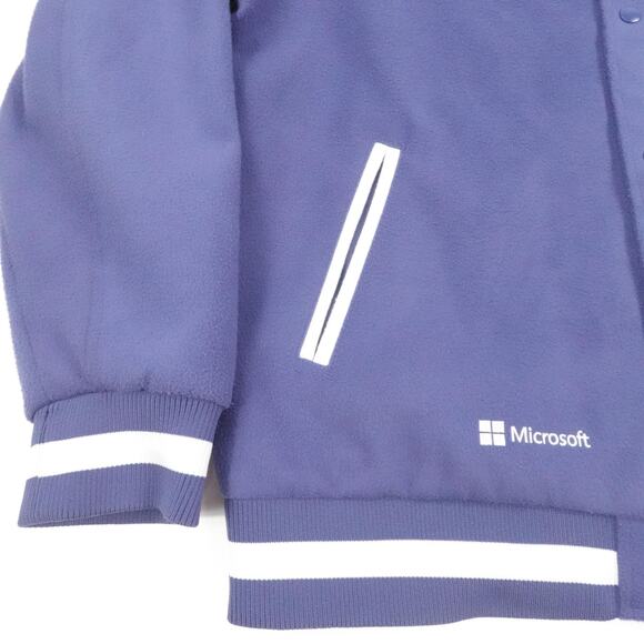Microsoft Jacket Mens Large Team France MACH Varsity Bomber Embroidered - Picture 10 of 16